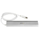 StarTech.com ST73007UA interface hub USB 3.2 Gen 1 (3.1 Gen 1) Type-A 5000 Mbit/s Silver, White
