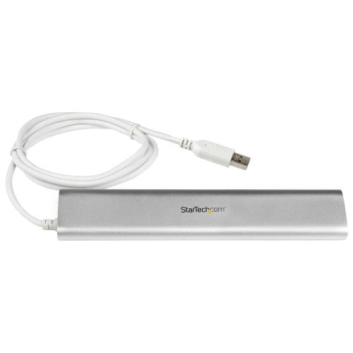 StarTech.com ST73007UA interface hub USB 3.2 Gen 1 (3.1 Gen 1) Type-A 5000 Mbit/s Silver, White