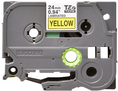Brother TZE651G label-making tape Black on yellow TZe