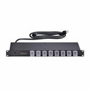 StarTech.com 8NS8-RACK-MOUNT-PDU power distribution unit (PDU) 8 AC outlet(s) 1U Black