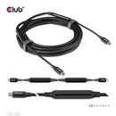 CLUB3D CAC-1535 USB cable USB 3.2 Gen 2 (3.1 Gen 2) 196.9" (5 m) USB C Black