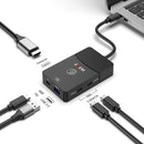 4XEM 4X4N1HDMIWLHUB interface hub USB Type-C 5000 Mbit/s Black