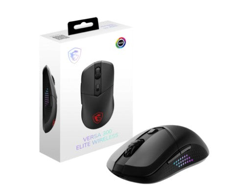 MSI VERSA 300 ELITE WIRELESS mouse Gaming Right-hand RF Wireless + Bluetooth + USB Type-C Optical 26000 DPI