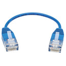 Tripp Lite N200-UR6N-BL networking cable Blue 7.87" (0.2 m) Cat6 U/UTP (UTP)