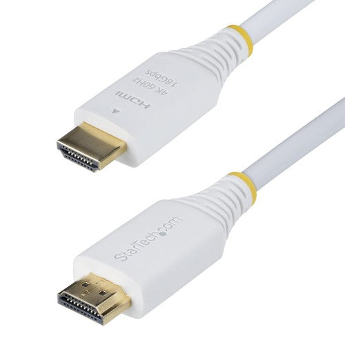 StarTech.com HDMI2-CABLE-4K60-6FW HDMI cable 70.9" (1.8 m) HDMI Type A (Standard) White