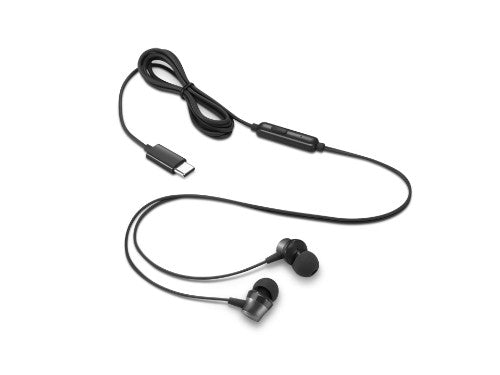 Lenovo 4XD1J77351 headphones/headset Wired In-ear Office/Call center USB Type-C Black