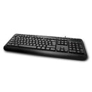 Adesso AKB-132CB keyboard Mouse included Home USB QWERTY US English Black