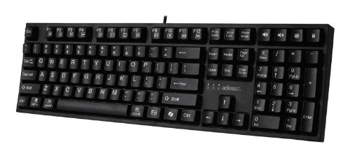 Adesso AKB-670UB keyboard Home/Office USB QWERTY US English Black
