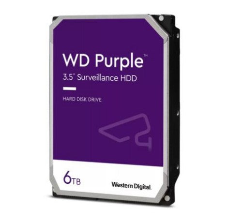Western Digital Purple WD64PURZ internal hard drive 6 TB 5400 RPM 256 MB 3.5" Serial ATA III