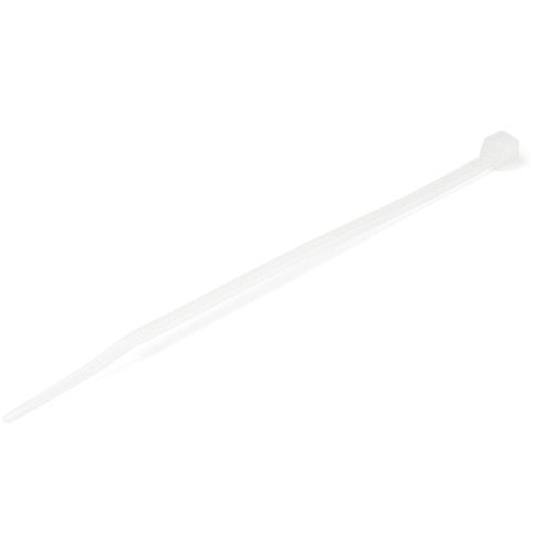 StarTech.com CBMZT4N cable tie Releasable cable tie Nylon, Plastic White 100 pc(s)
