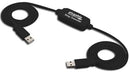 Plugable Technologies USB-EASY-TRAN USB cable 70.9" (1.8 m) USB A Black