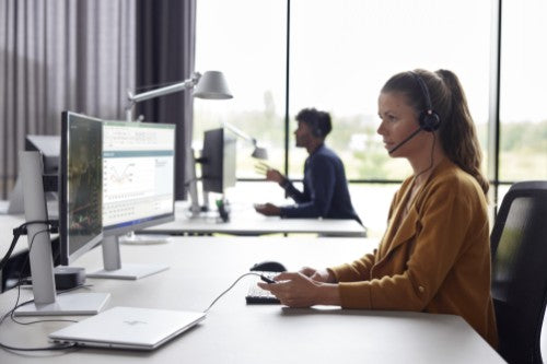 Poly EncorePro 540 with Quick Disconnect Convertible Headset TAA