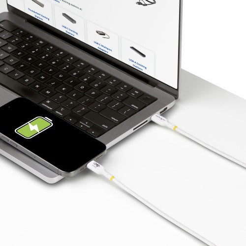 StarTech.com USB2EPR3FW USB cable USB 2.0 35.8" (0.91 m) USB C White