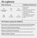 HP Pavilion 16-af0063cl Intel Core 5 120U Laptop 16" 2K 16 GB LPDDR5-SDRAM 1 TB SSD Wi-Fi 6 (802.11ax) Windows 11 Home Silver