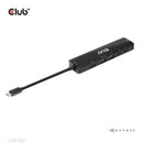 CLUB3D CSV-1596 laptop dock/port replicator USB 3.2 Gen 1 (3.1 Gen 1) Type-C Black