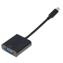 4XEM 4XUSBCVGAAB video cable adapter 9.84" (0.25 m) USB Type-C VGA (D-Sub) Black