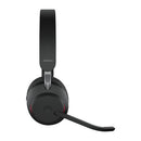 Jabra Evolve2 65 Headset Wireless Head-band Office/Call center USB Type-C Bluetooth Charging stand Black