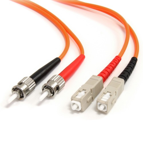 StarTech.com FIBSTSC1 InfiniBand/fibre optic cable 39.4" (1 m) ST SC Orange