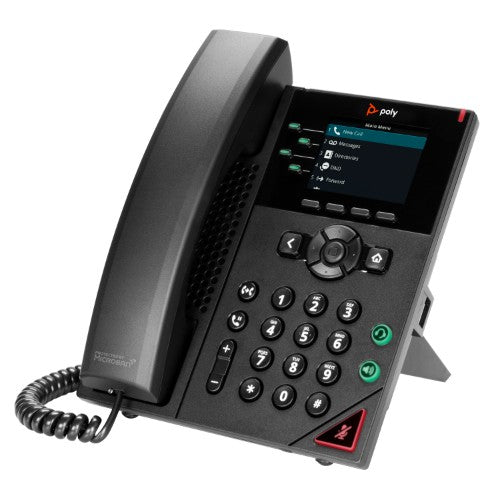 Poly VVX 250 4-Line IP Phone and PoE-enabled