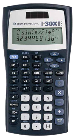 Texas Instruments TI-30XIIS calculator Pocket Scientific Black