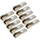 StarTech.com GLCT10PKST network transceiver module Copper 1000 Mbit/s SFP