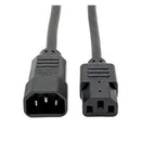Tripp Lite P004-002 power cable Black 24" (0.61 m) C14 coupler C13 coupler