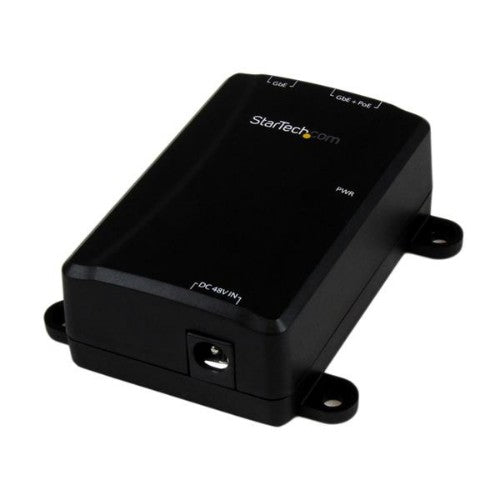 StarTech.com POEINJ1G PoE adapter Fast Ethernet, Gigabit Ethernet 48 V
