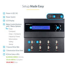 StarTech.com USBDUPE17 media duplicator USB flash drive duplicator Black 7 copies