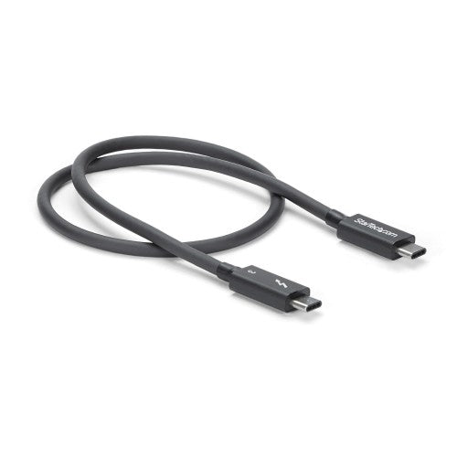 StarTech.com TBLT34MM50CM Thunderbolt cable 19.7" (0.5 m) 40 Gbit/s Black