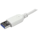 StarTech.com ST43004UA interface hub USB 3.2 Gen 1 (3.1 Gen 1) Type-A 5000 Mbit/s Silver, White