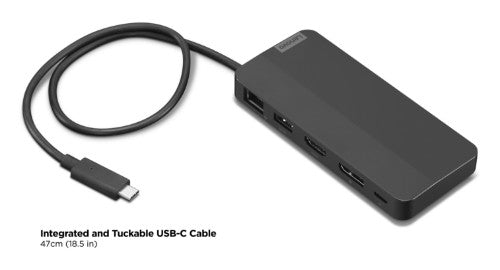 Lenovo 40B90100US laptop dock/port replicator Wired USB 3.2 Gen 2 (3.1 Gen 2) Type-C Black