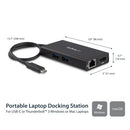 StarTech.com DKT30CHPD laptop dock/port replicator Wired USB 3.2 Gen 1 (3.1 Gen 1) Type-C Black