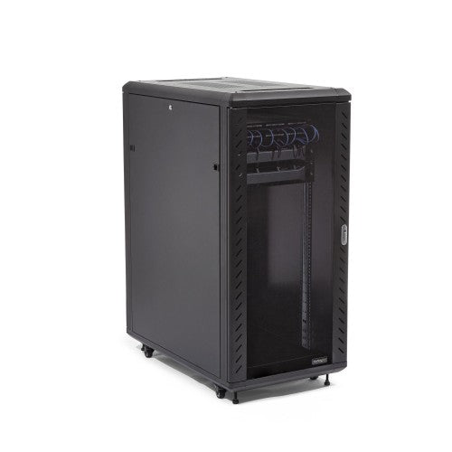 StarTech.com RK3236BKF rack cabinet 32U Freestanding rack Black