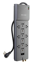 Belkin 12-Outlet Surge Suppressor Black 12 AC outlet(s) 125 V