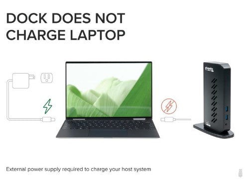 Plugable Technologies UD-6950Z laptop dock/port replicator Docking USB 3.2 Gen 1 (3.1 Gen 1) Type-C Black
