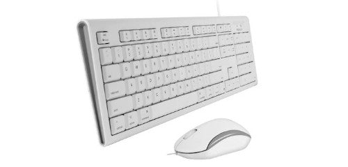Macally QKEYCOMBO keyboard Mouse included USB White