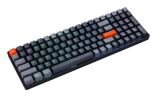 Adesso EasyTouch 1200 keyboard Home/Office USB + RF Wireless + Bluetooth QWERTY US English Black, Gray