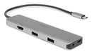 Rocstor Y10A338-S1 interface hub USB Type-C 10000 Mbit/s Black, Silver