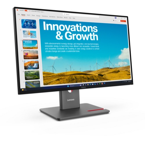Lenovo ThinkVision P24QD-40 computer monitor 23.8" 2560 x 1440 pixels Quad HD LCD Black