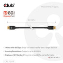 CLUB3D CAC-1094 DisplayPort cable 78.7" (2 m) Black