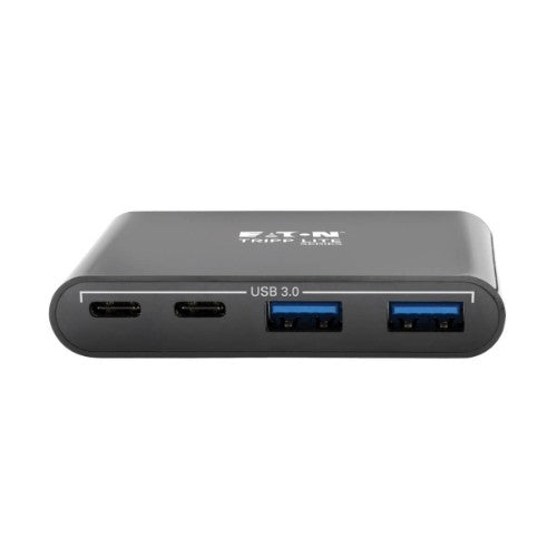 Tripp Lite U460-004-2A2CB interface hub USB 3.2 Gen 2 (3.1 Gen 2) Type-C 5000 Mbit/s Black