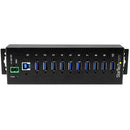 StarTech.com ST1030USBM interface hub USB 3.2 Gen 1 (3.1 Gen 1) Type-B 5000 Mbit/s Black