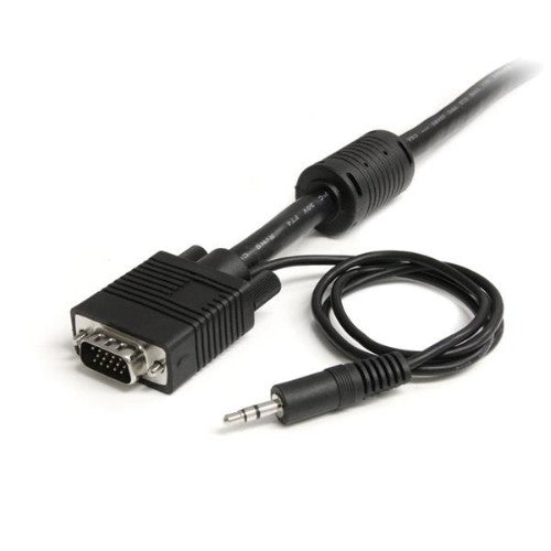 StarTech.com MXTHQMM25A video cable adapter 300" (7.62 m) VGA (D-Sub) + 3.5mm Black