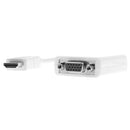 Rocstor Y10C119-W1 video cable adapter 5.91" (0.15 m) VGA (D-Sub) HDMI Type A (Standard) White