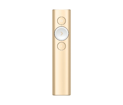 Logitech 910-004860 wireless presenter Bluetooth/RF Gold
