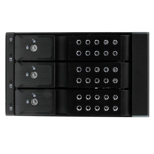 StarTech.com HSB3SATSASBA disk array 0 TB Black