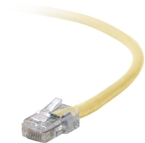 Belkin Cat5e, 14ft, 1 x RJ-45, 1 x RJ-45, Yellow networking cable 167.7" (4.26 m)