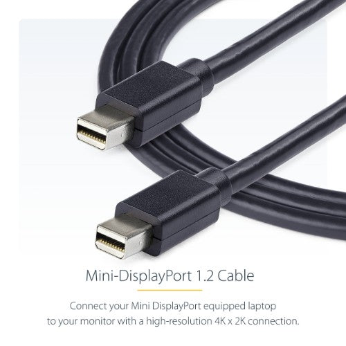 StarTech.com MDISPLPORT3 DisplayPort cable 35.4" (0.9 m) mini DisplayPort Black