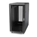 StarTech.com RK2236BKF rack cabinet 22U Freestanding rack Black