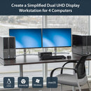 StarTech.com SV431DPDDUA2 KVM switch Rack mounting Black